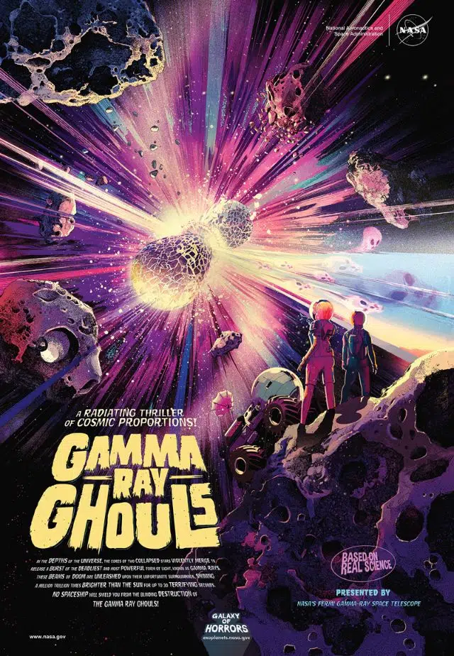 nasa horror posters gamma rays chouls