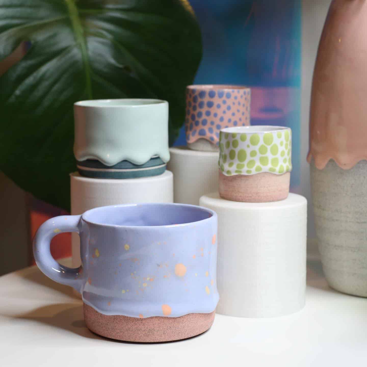 Brian Giniewski vasijas de ceramica texturas y color