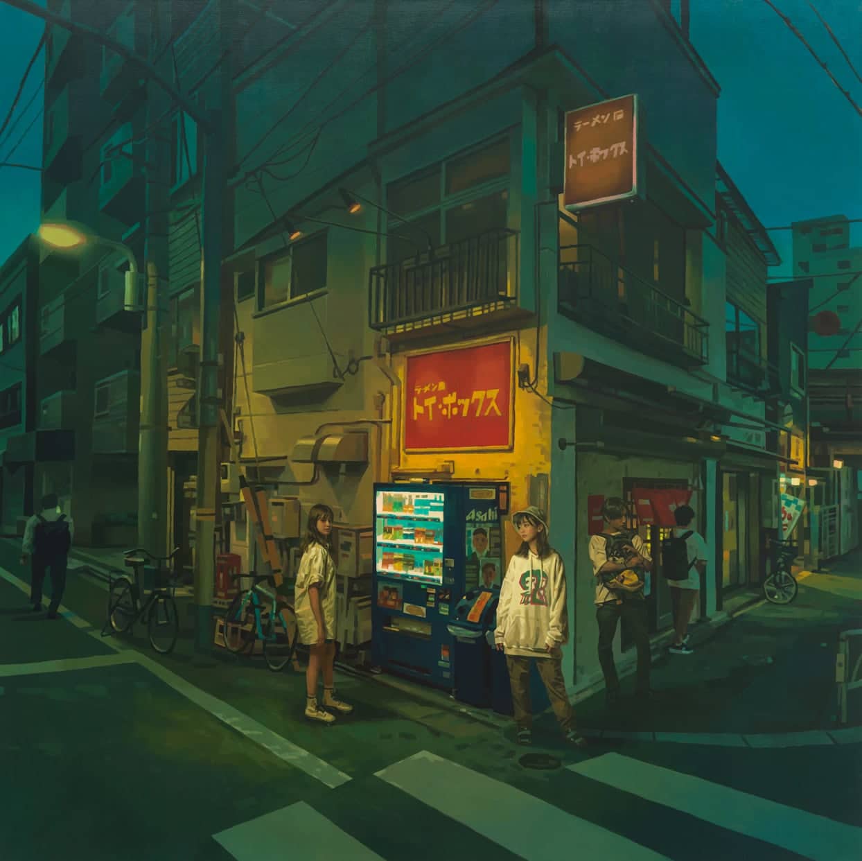 Los paisajes urbanos de Keita Morimoto pintados en oleo y acrílico