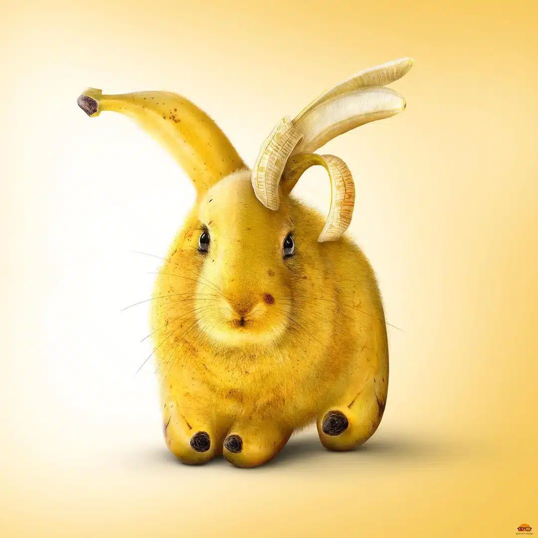Ingo Lindmeier surreal conejo banana