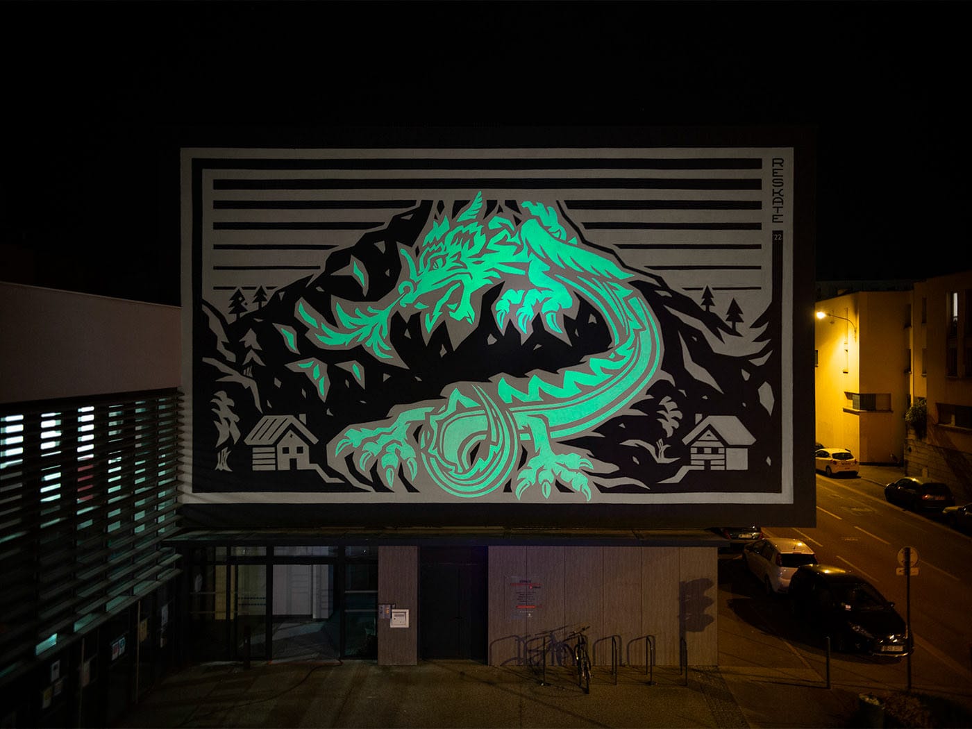 reskate murales luminosos dragon