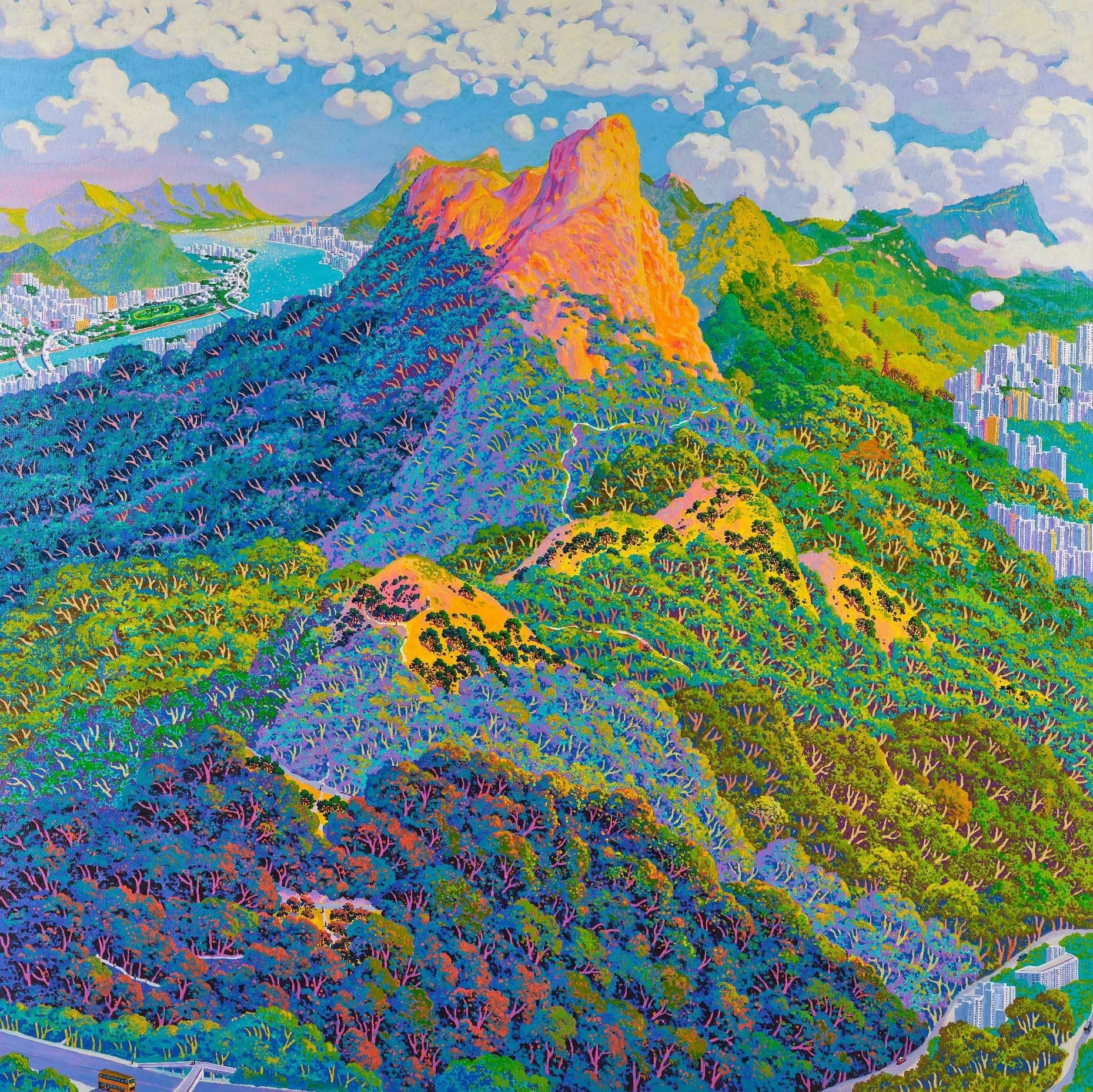 Wong Chun Hei pintura de trail