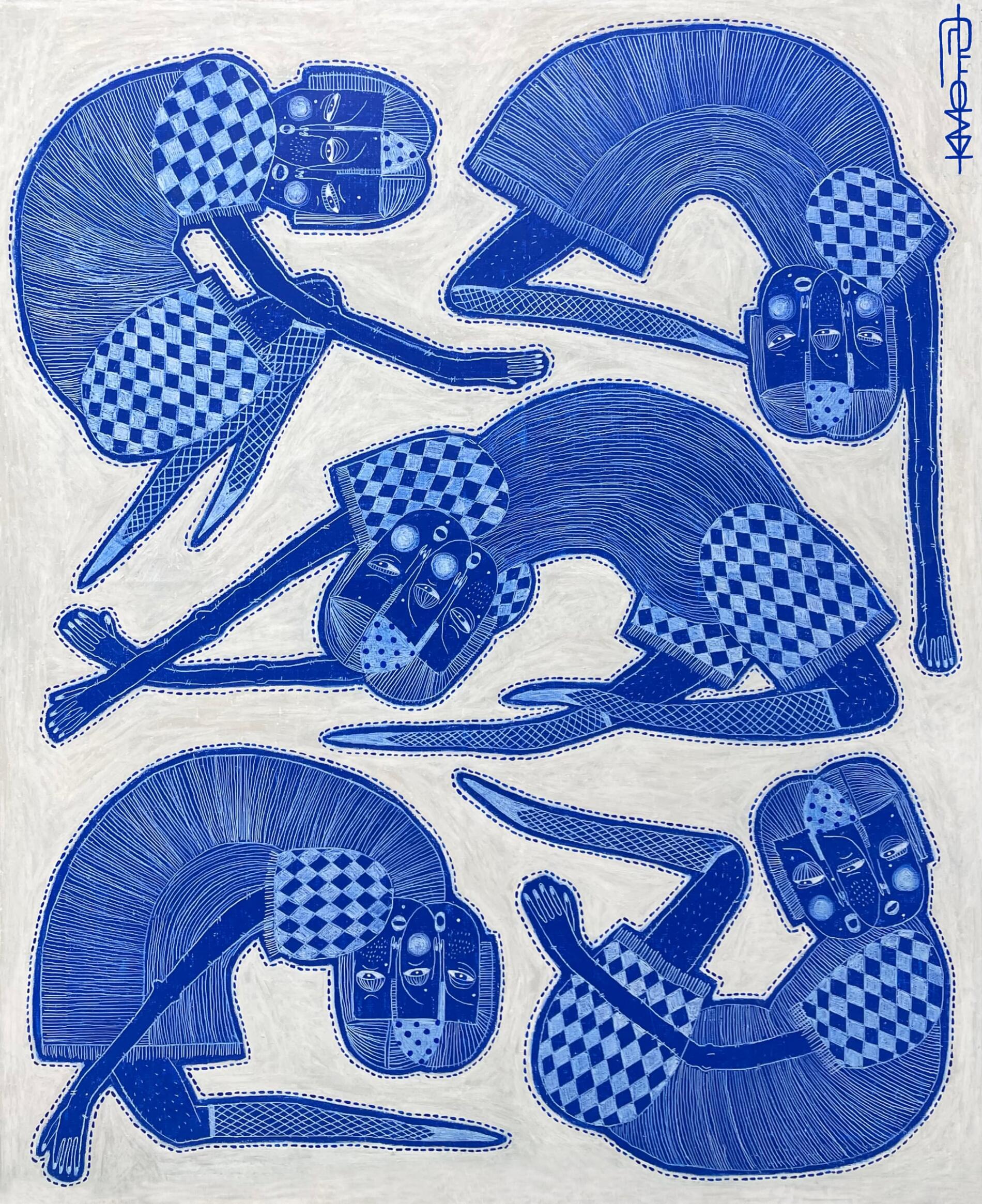 Yool Kim ilustraciones azules