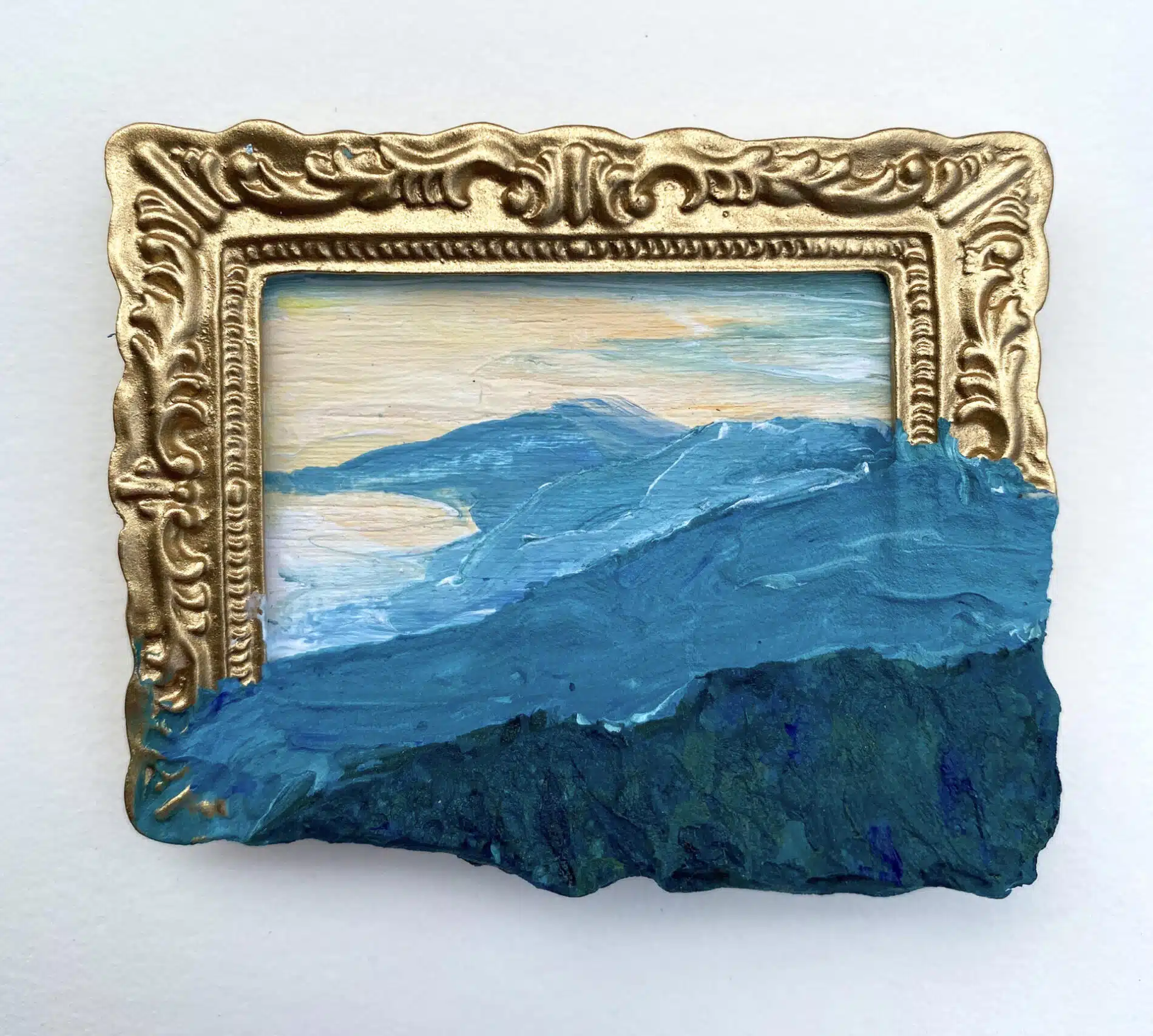 Barry Hazard pintura miniatura azules