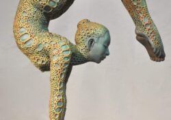 Jonathan Hateley esculturas de bronce yoga