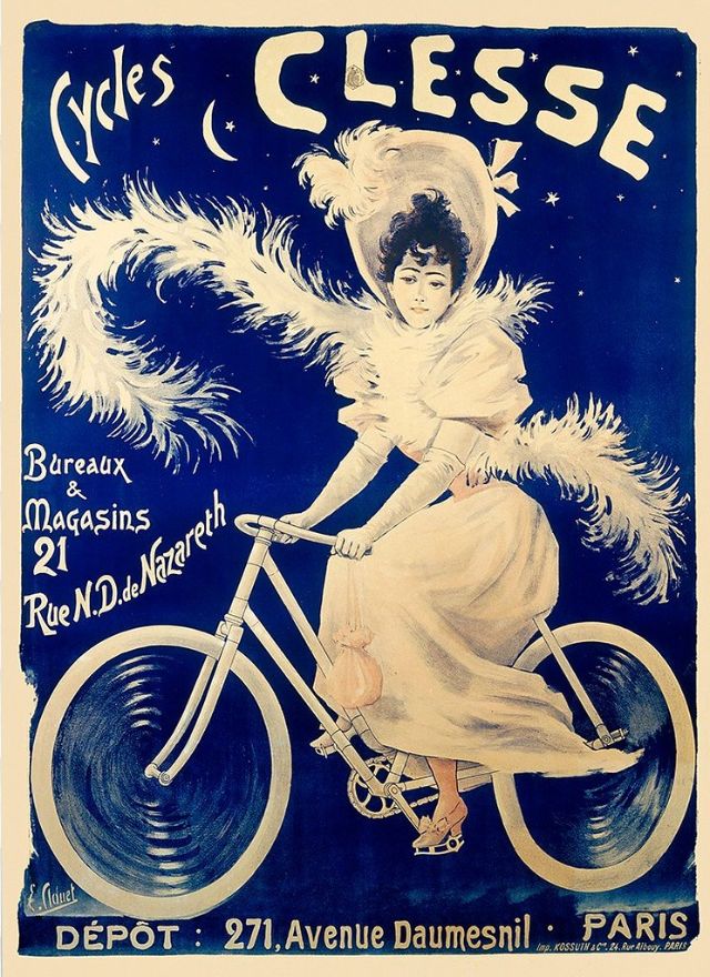 carteles franceses bicicletas Cycles Clesse, 1897