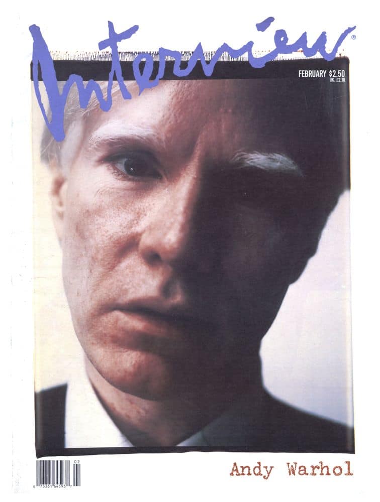 COVER INTERVIEW WARHOL