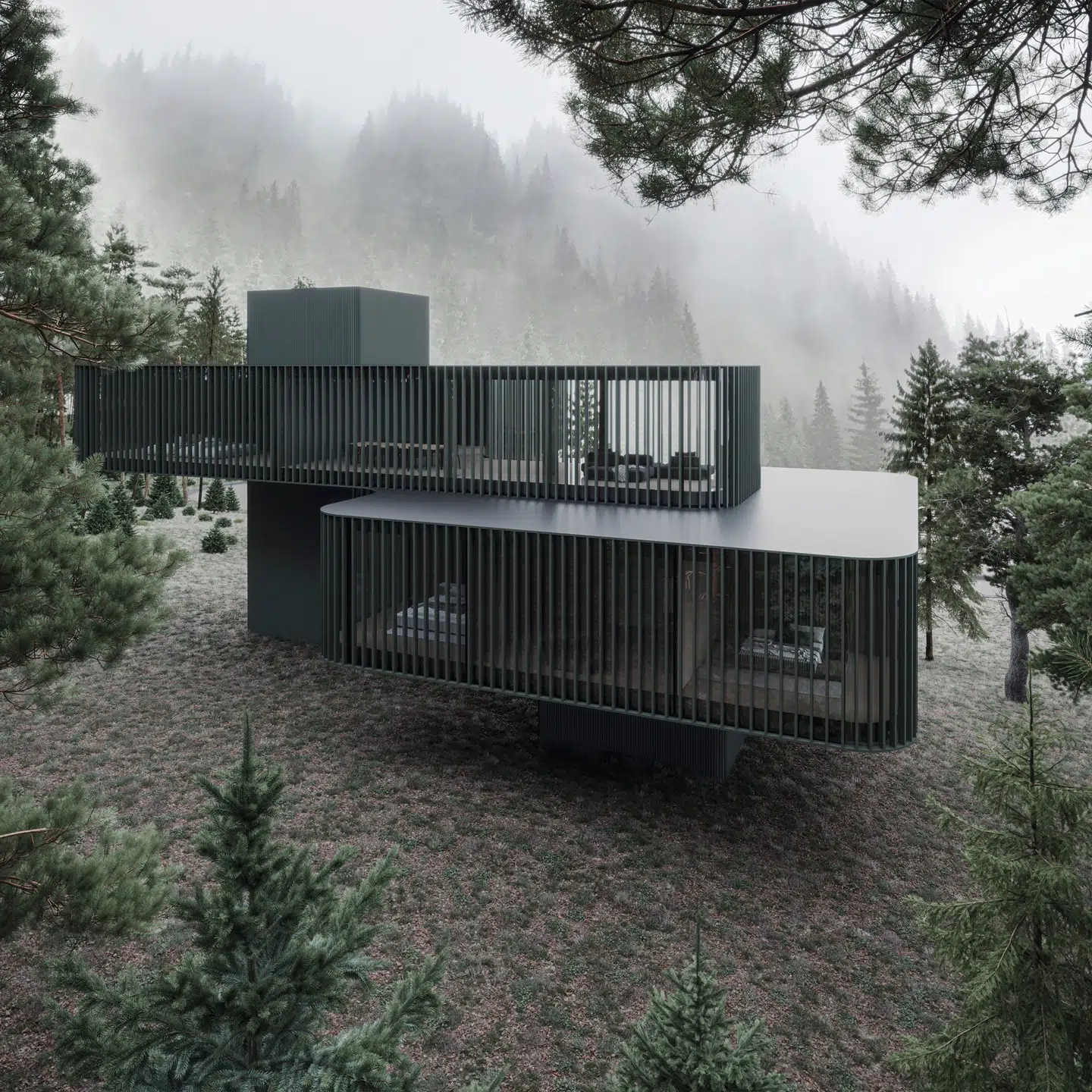 Alexander Zhidkov arquitectura forest