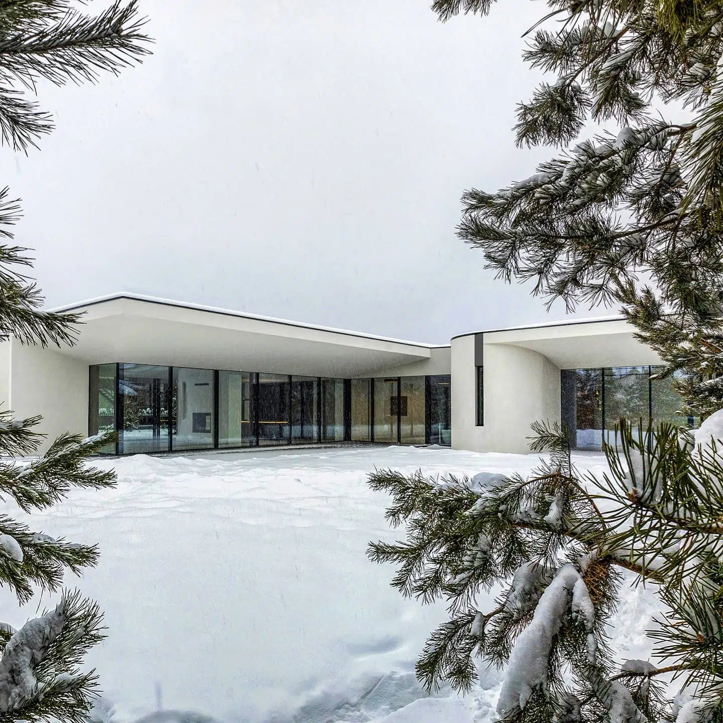 Alexander Zhidkov arquitectura snow