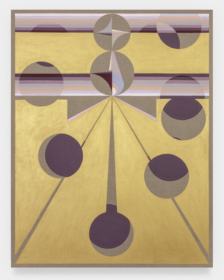 Eamon Ore-Giron pintura geometrica a gran escala pm