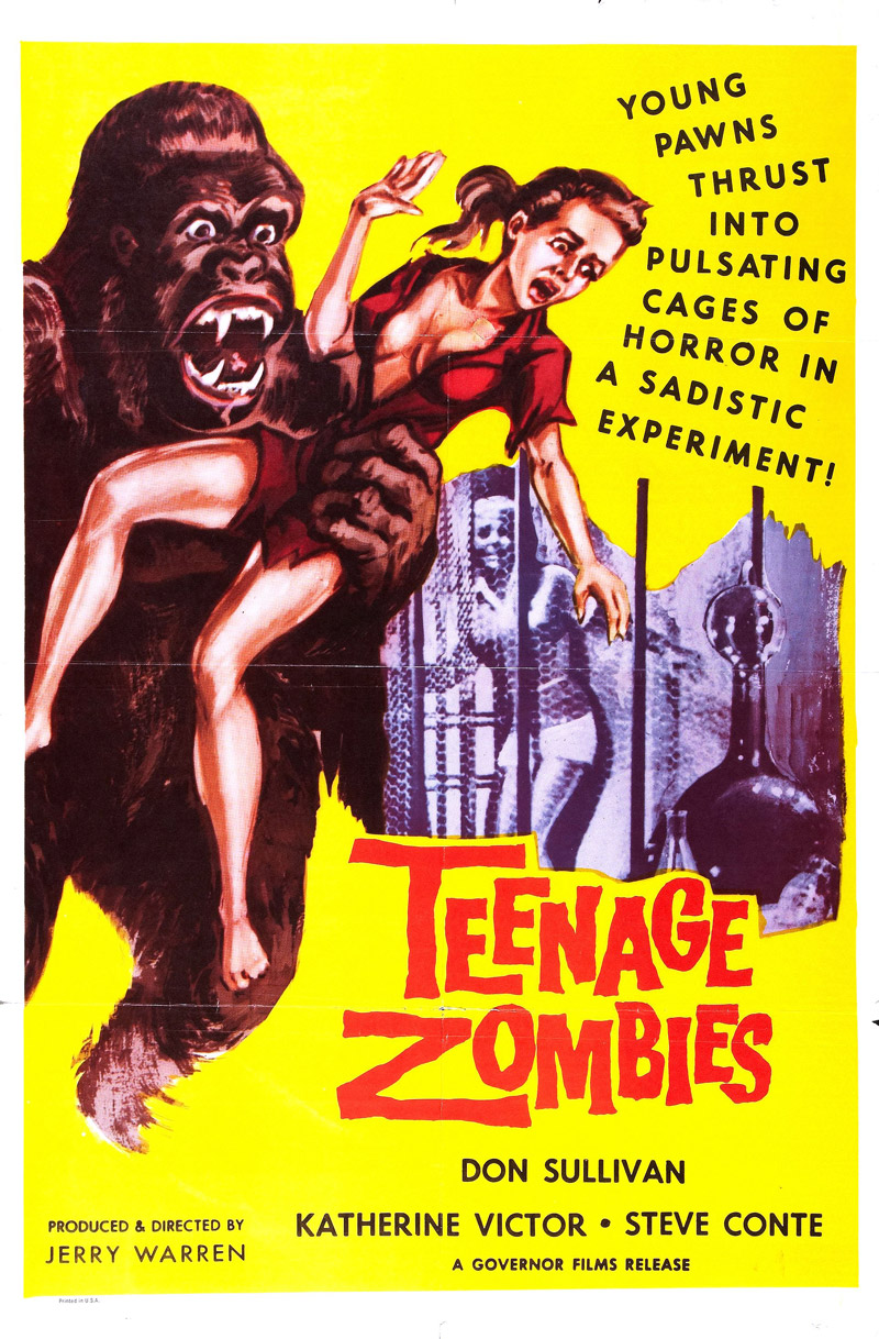 Teenage zombies poster de pelicula